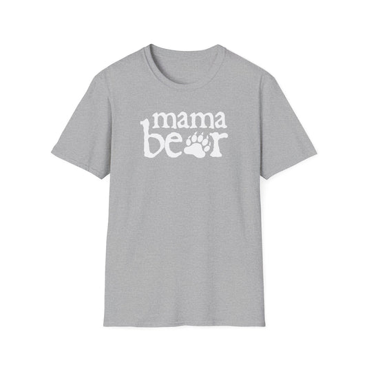 Womens Mama Bear T-Shirt Cute Funny Best Mom of Boys Girls Cool Mother Tee