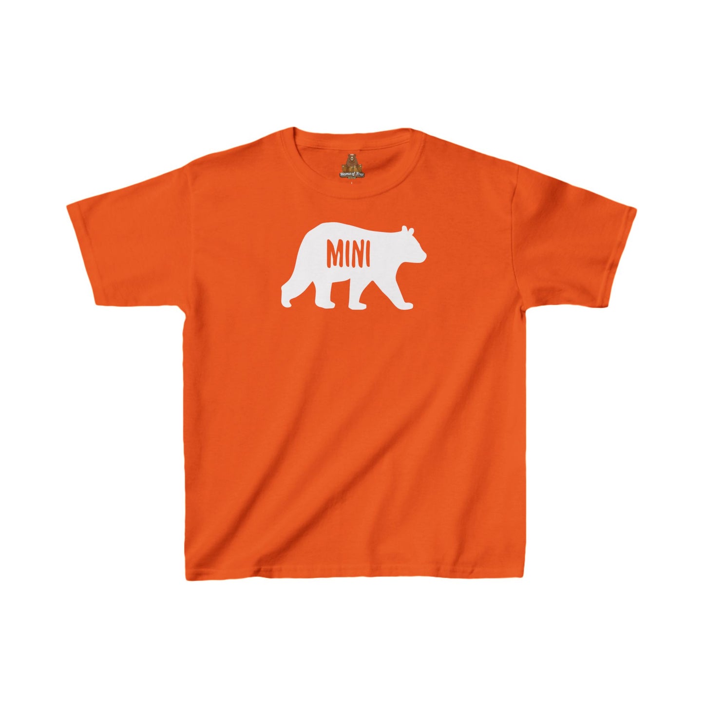 Mini Bear Kids Tshirt, Children's Tee, Cute Animal Shirt, Youth Clothing, Fun Graphic Top for Boys and Girls