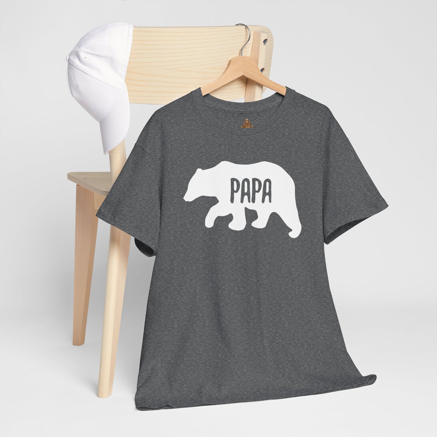 Papa Bear - Unisex Shirt - Family Matching Tee, Fathers Day Gift, Dad Bear T-Shirt, Gender Neutral Top, Bear Lover Apparel