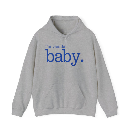 Vanilla Baby Hooded Sweatshirt - Unisex, Cozy Pullover, Warm Jumper, Comfy Top, Gender Neutral, Vanilla Lovers Gift