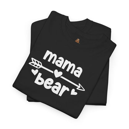 Mama Bear with Sunglasses - Unisex Tee, Family Bear Claw Shirt, Mom Graphic T-shirt, Casual Top for Her, Gift Idea