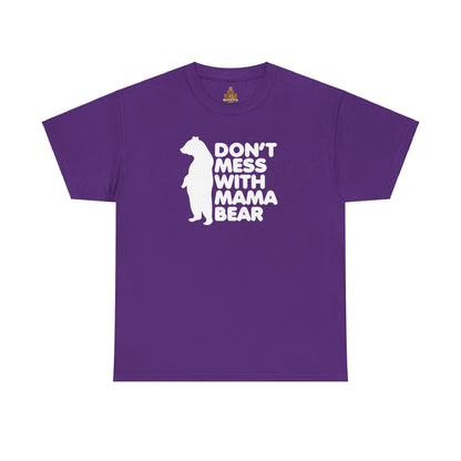 Don't Mess with Mama Bear Unisex Tee, Mom Life Shirt, Mother's Day Present, Funny Parenting T-shirt, Bear Family Shirt
