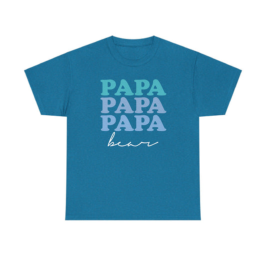 Papa Bear Unisex Shirt - Family Matching Tee, Father's Day Gift, Dad Bear T-Shirt, Gender Neutral Top, Bear Lover Apparel