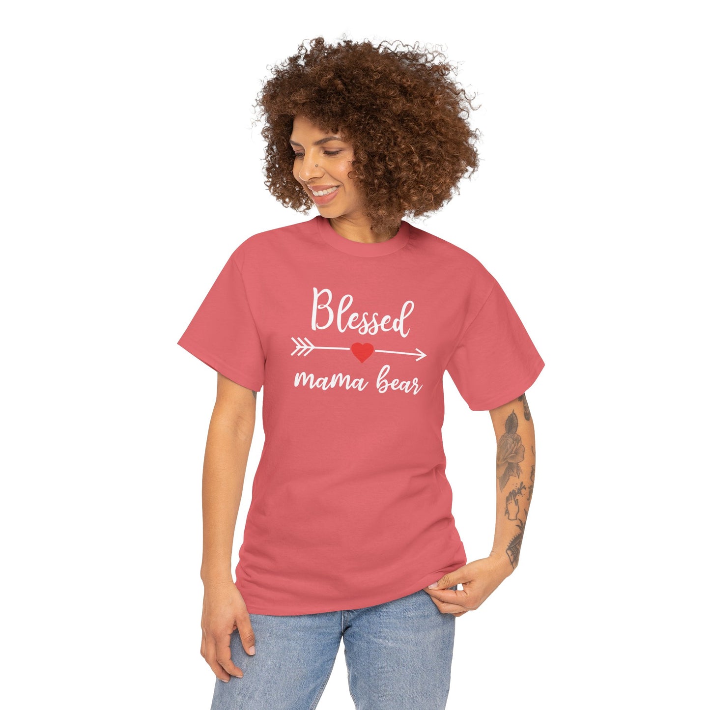 Blessed Mama Bear T-Shirt, Mom Gift, Mother's Day Shirt, Family Apparel, Cute Tee