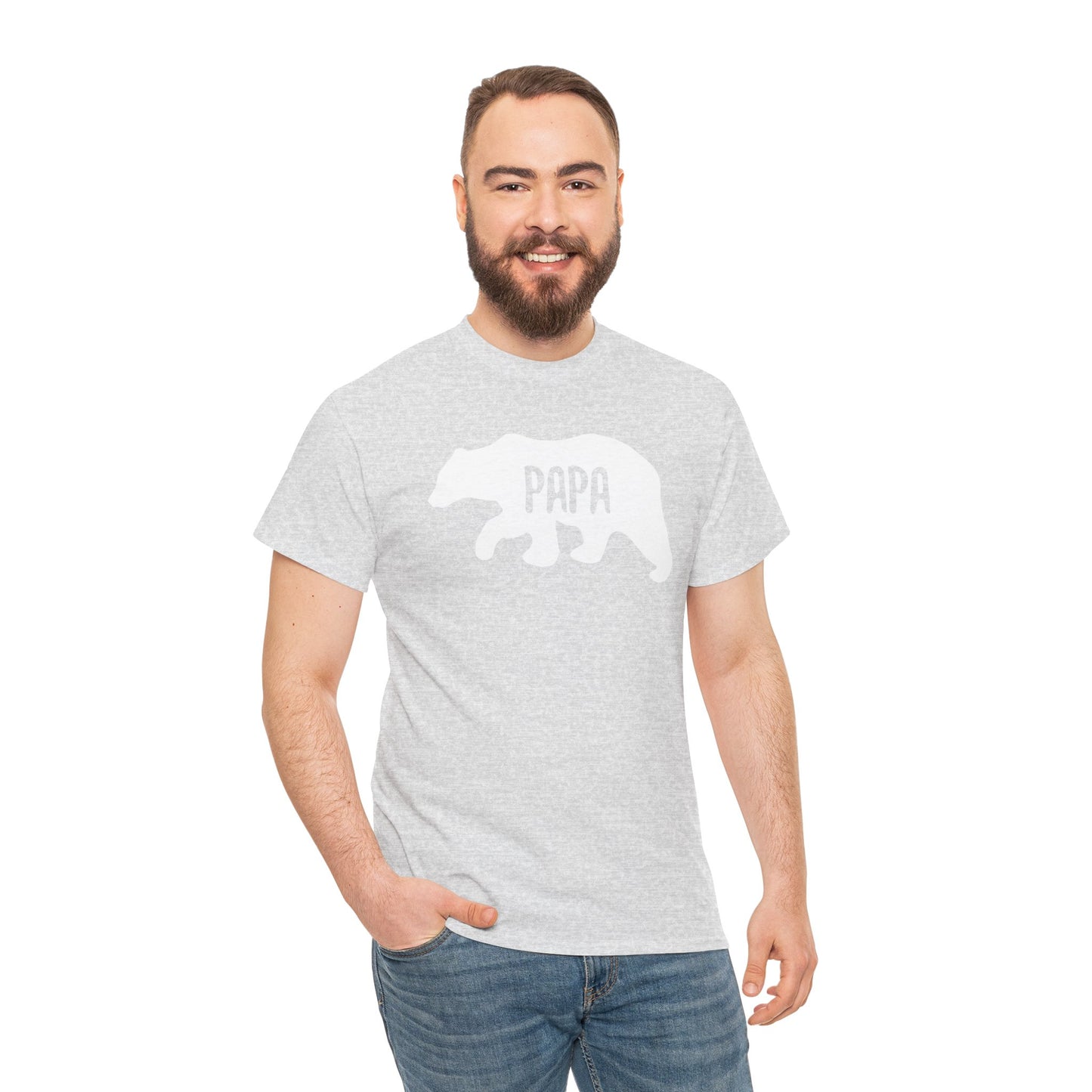 Papa Bear - Unisex Shirt - Family Matching Tee, Fathers Day Gift, Dad Bear T-Shirt, Gender Neutral Top, Bear Lover Apparel