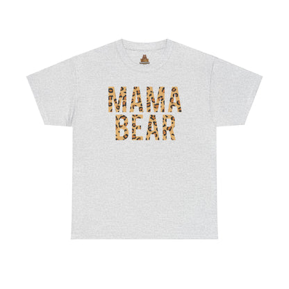 Animal Print Mama Bear T-Shirt, Bear Print Tee, Family Bear Shirt, Cute Animal Graphic Tee, Mother's Day Gift