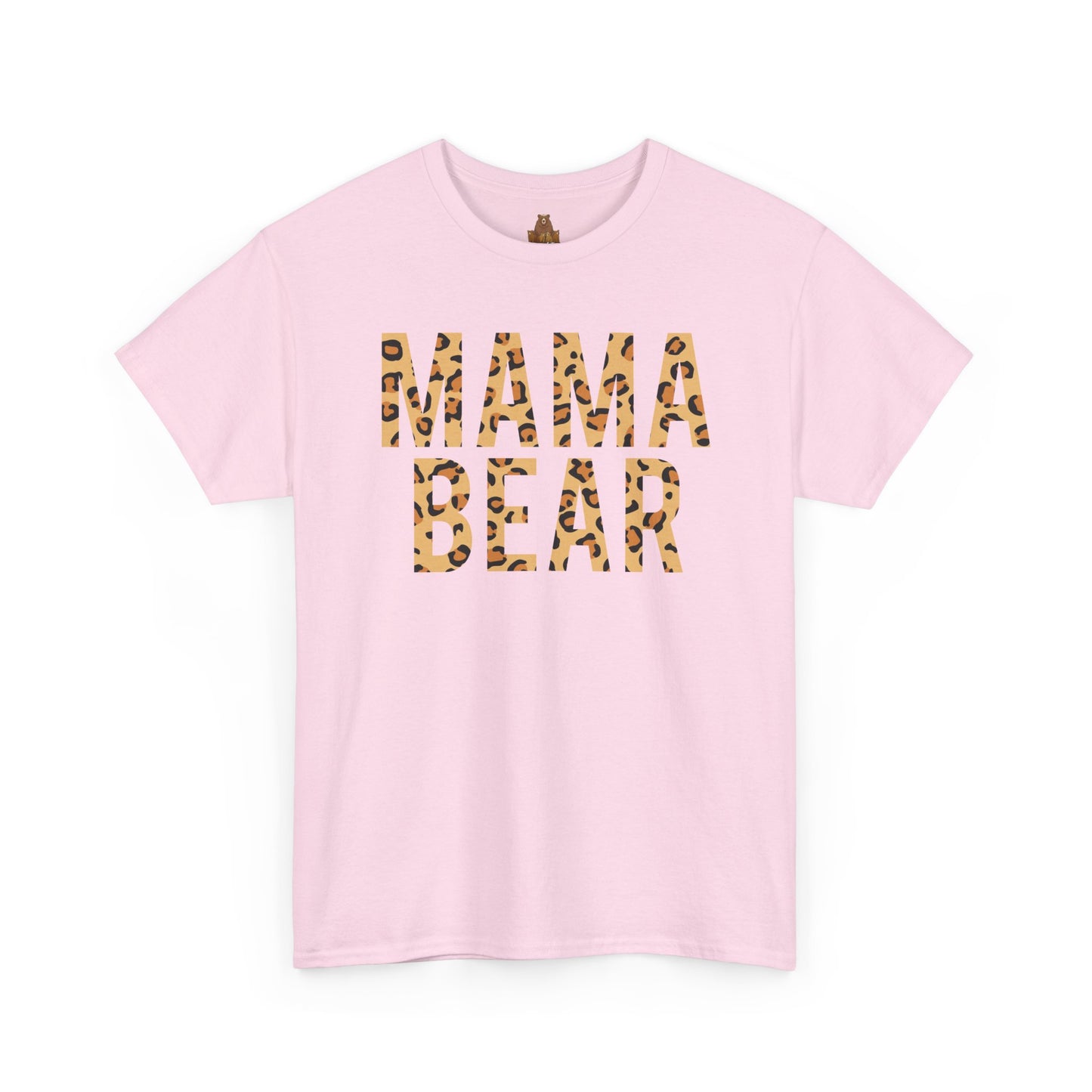 Animal Print Mama Bear T-Shirt, Bear Print Tee, Family Bear Shirt, Cute Animal Graphic Tee, Mother's Day Gift