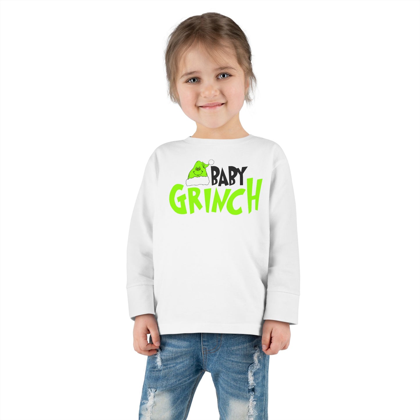 Baby Grinch - Toddler Long Sleeve Tee