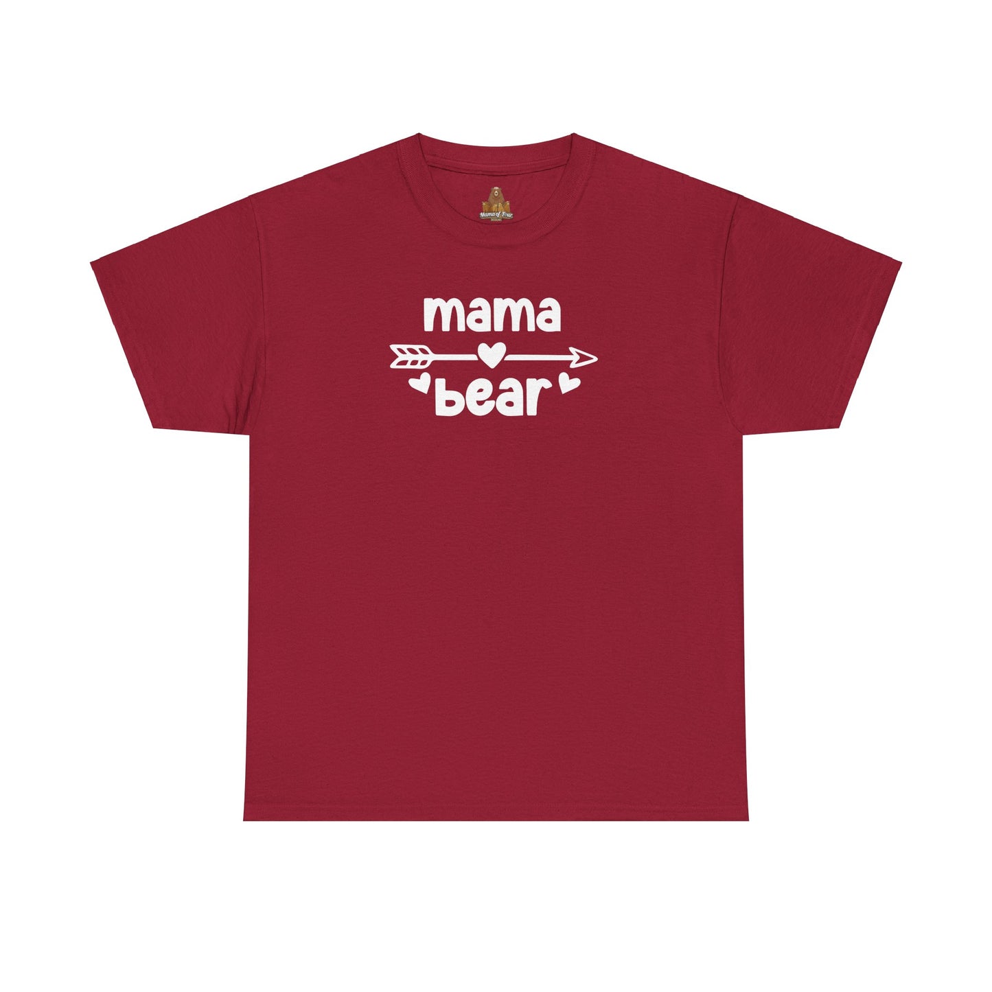 Mama Bear with Sunglasses - Unisex Tee, Family Bear Claw Shirt, Mom Graphic T-shirt, Casual Top for Her, Gift Idea