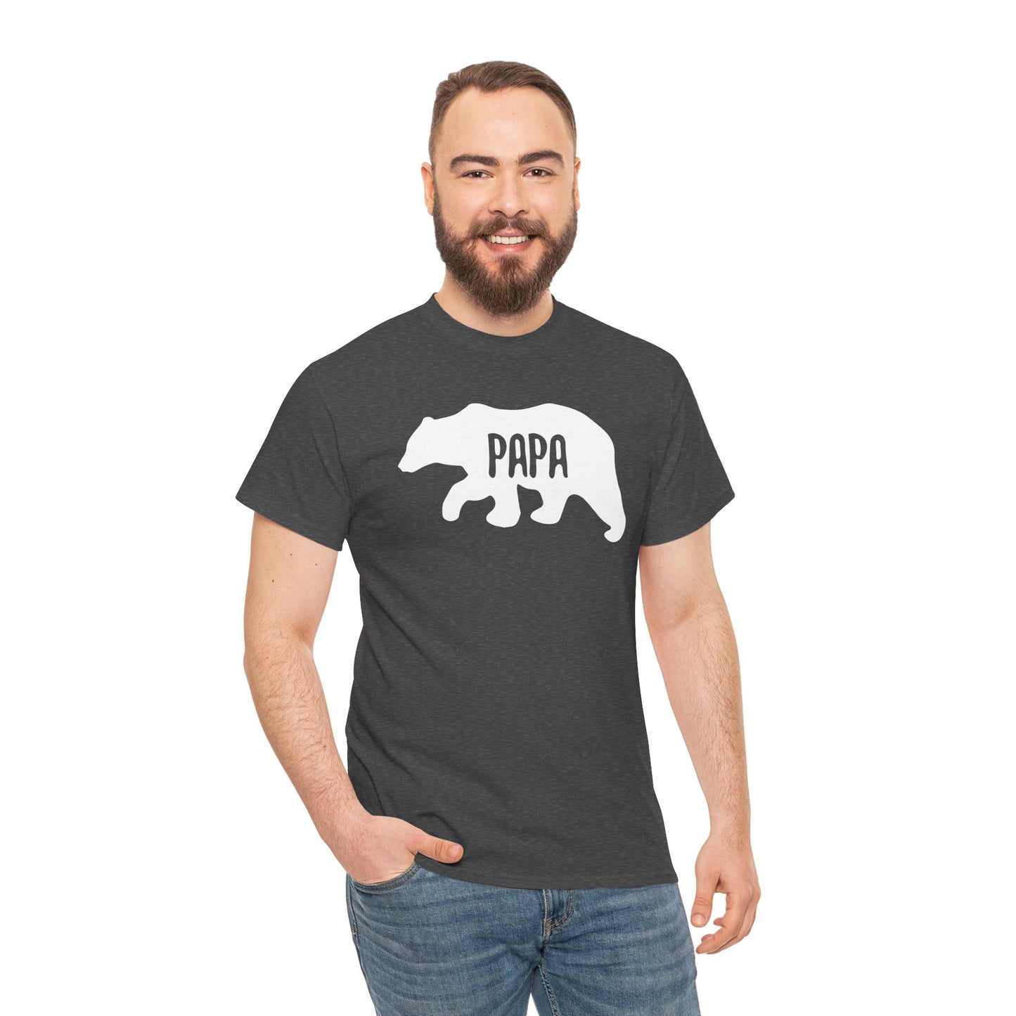 Papa Bear - Unisex Shirt - Family Matching Tee, Fathers Day Gift, Dad Bear T-Shirt, Gender Neutral Top, Bear Lover Apparel