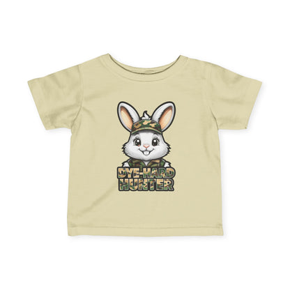 Dye-Hard Hunter Infant Tee - Cute Bunny T-Shirt for Little Outdoorsy Kids