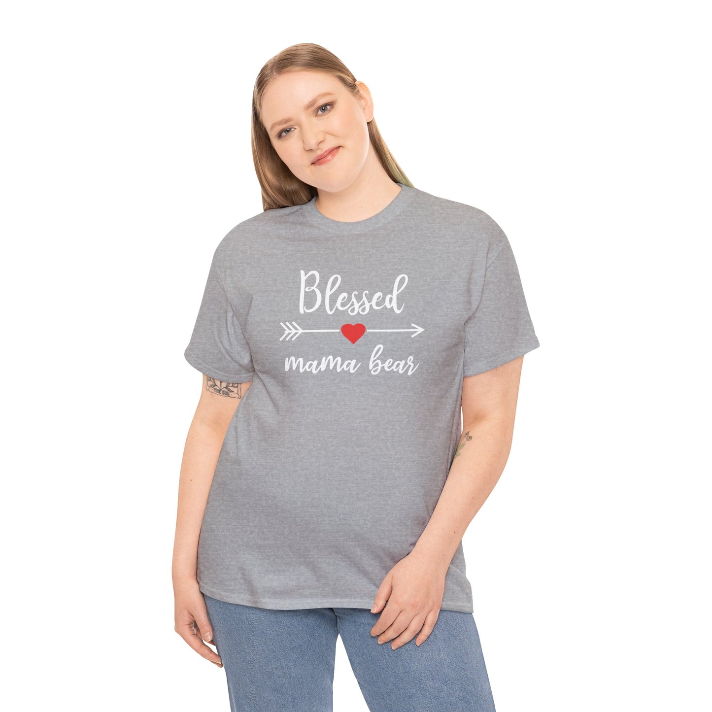 Blessed Mama Bear T-Shirt, Mom Gift, Mother's Day Shirt, Family Apparel, Cute Tee