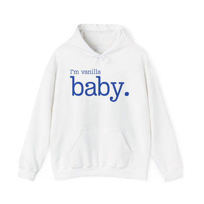 Vanilla Baby Hooded Sweatshirt - Unisex, Cozy Pullover, Warm Jumper, Comfy Top, Gender Neutral, Vanilla Lovers Gift