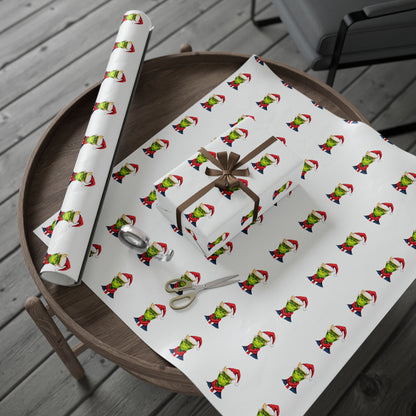 Donald Trump Wrapping Paper | Festive Donald Trump Gift Wrap for the Holidays, Unique Trump-Themed Christmas Wrap