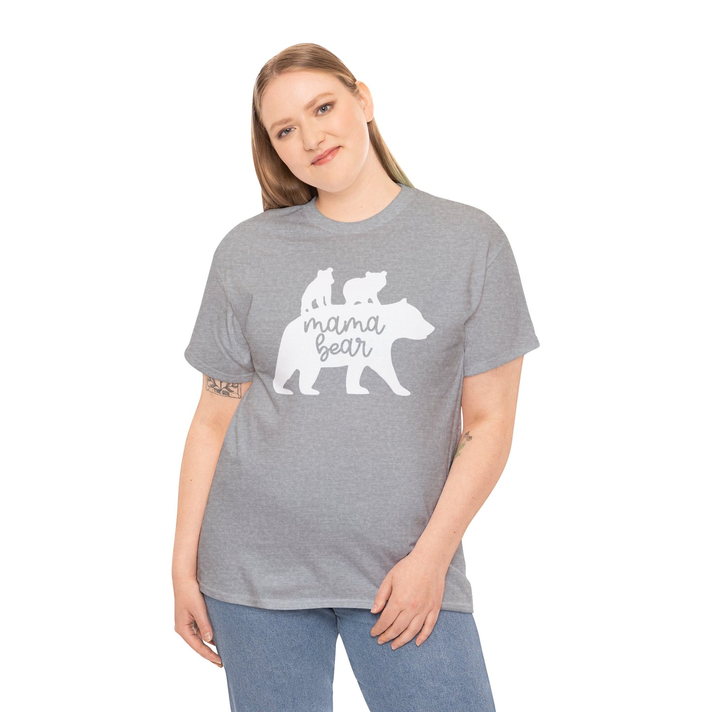 Mama Bear with Cubs Unisex Tee, Family Bear Shirt, Mama Bear Cub T-Shirt, Mother's Day Gift, Nature Lover Shirt