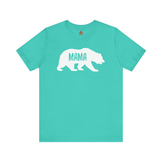 Mama Bear Graphic Tee, Women's Shirt, Crew Neck Top, Loose Fit T-Shirt, Short Sleeve Blouse, Summer Apparel