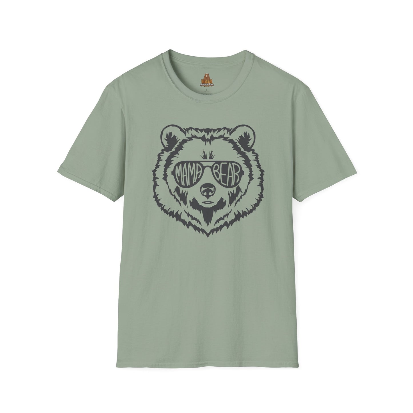 Mama Bear Sunglasses T-Shirt, Mother's Day Gift, Mom Life Tee, Family Matching Shirt, Cute Graphic Tee