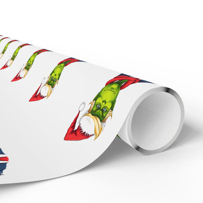 Donald Trump Wrapping Paper | Festive Donald Trump Gift Wrap for the Holidays, Unique Trump-Themed Christmas Wrap
