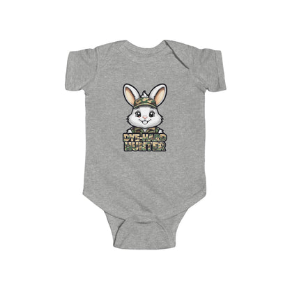 Dye Hard Hunter - Cute Baby Bodysuit - "Die Hard Hunter" Bunny Design
