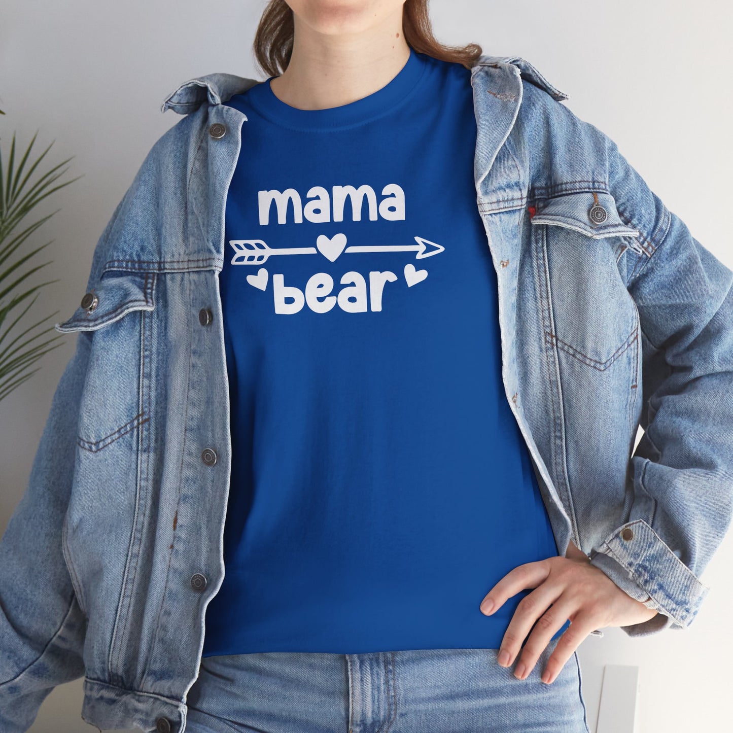 Mama Bear with Sunglasses - Unisex Tee, Family Bear Claw Shirt, Mom Graphic T-shirt, Casual Top for Her, Gift Idea