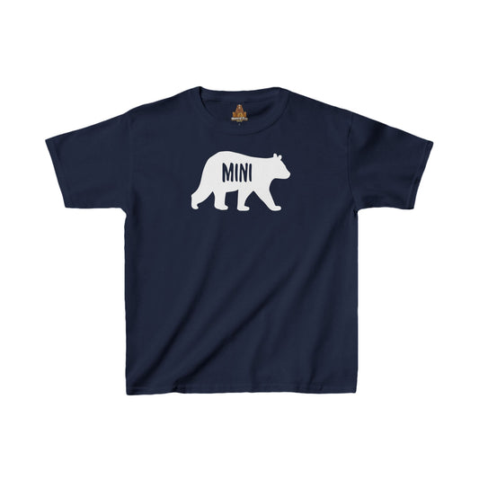 Mini Bear Kids Tshirt, Children's Tee, Cute Animal Shirt, Youth Clothing, Fun Graphic Top for Boys and Girls