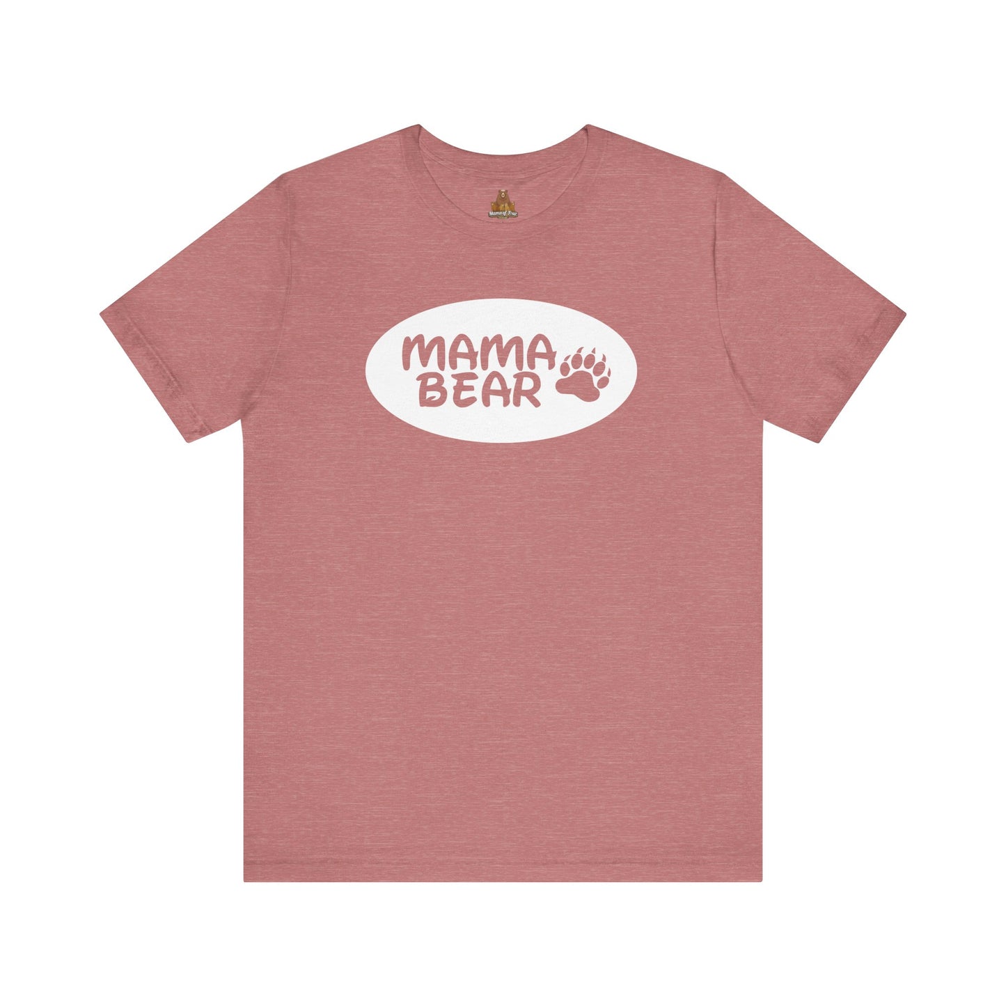 Mama Bear Womens T Shirt - Best Mom of Boys Girls Gift Tee, Cute Funny Graphic Tees