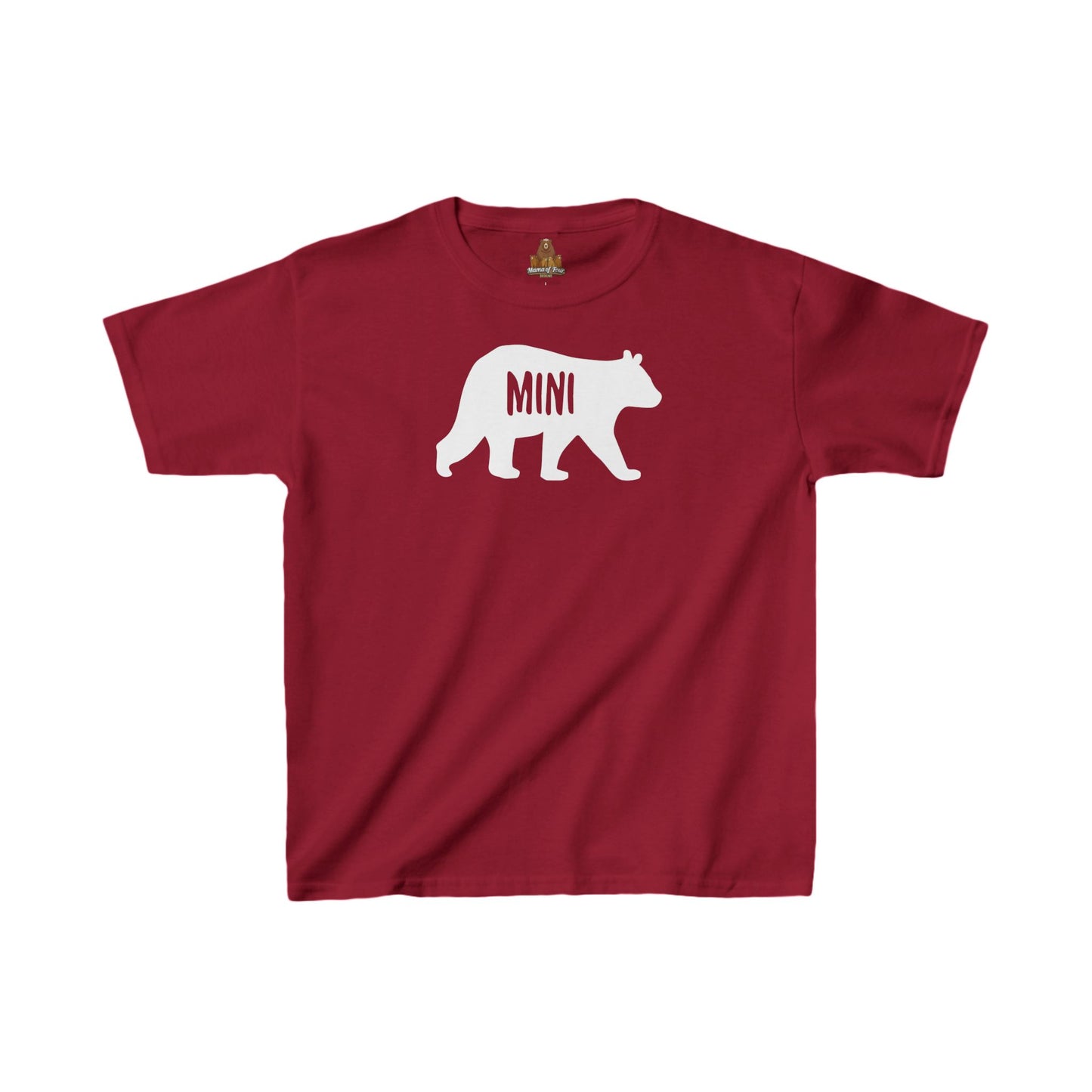 Mini Bear Kids Tshirt, Children's Tee, Cute Animal Shirt, Youth Clothing, Fun Graphic Top for Boys and Girls