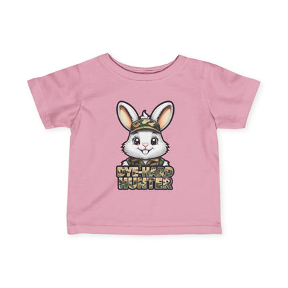 Dye-Hard Hunter Infant Tee - Cute Bunny T-Shirt for Little Outdoorsy Kids