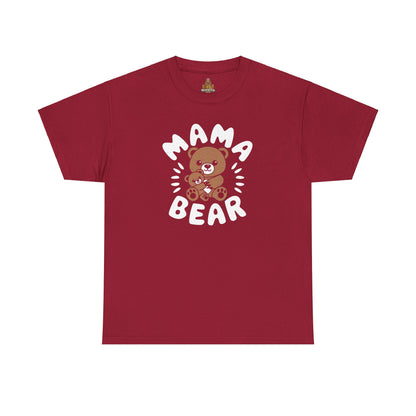 Mama Bear with a Cute Teddy Bear - T-Shirt, Mom Gift, Mother's Day Shirt, Family Apparel, Cute Tee