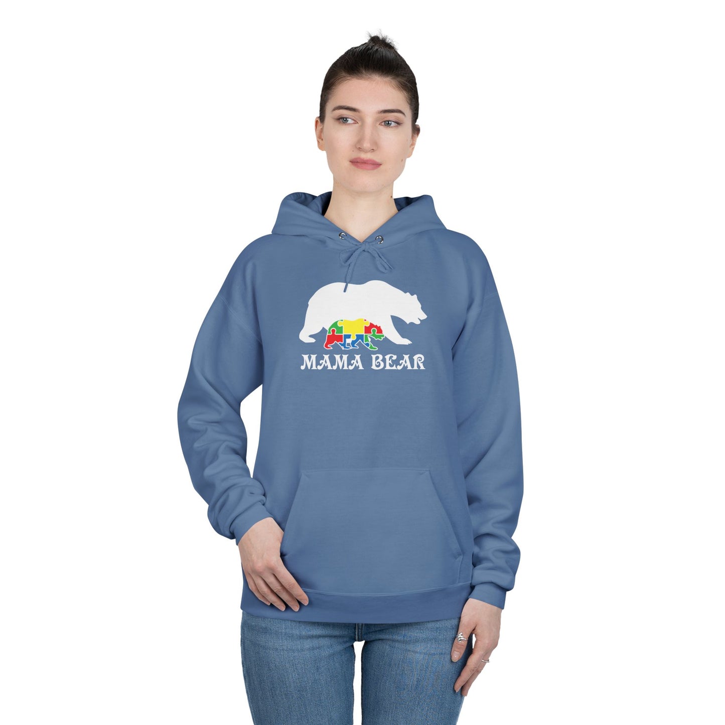 Autism Mama Bear - Pullover Hoodie Sweatshirt