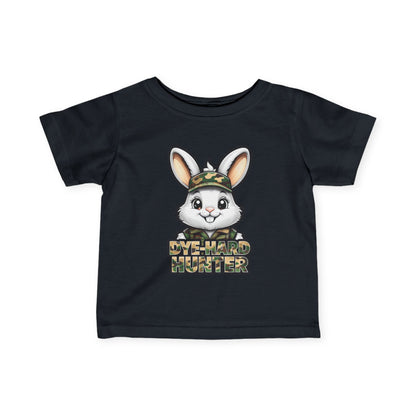 Dye-Hard Hunter Infant Tee - Cute Bunny T-Shirt for Little Outdoorsy Kids