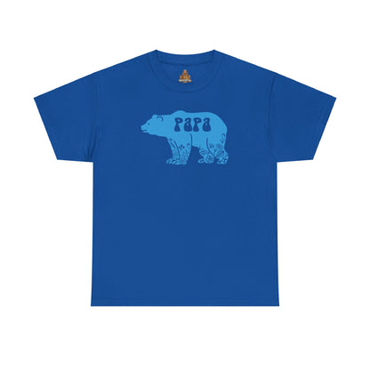 Floral Papa Bear T-Shirt, Daddy Tee, Father's Day Gift, Family Matching Shirt, Dad Birthday Present