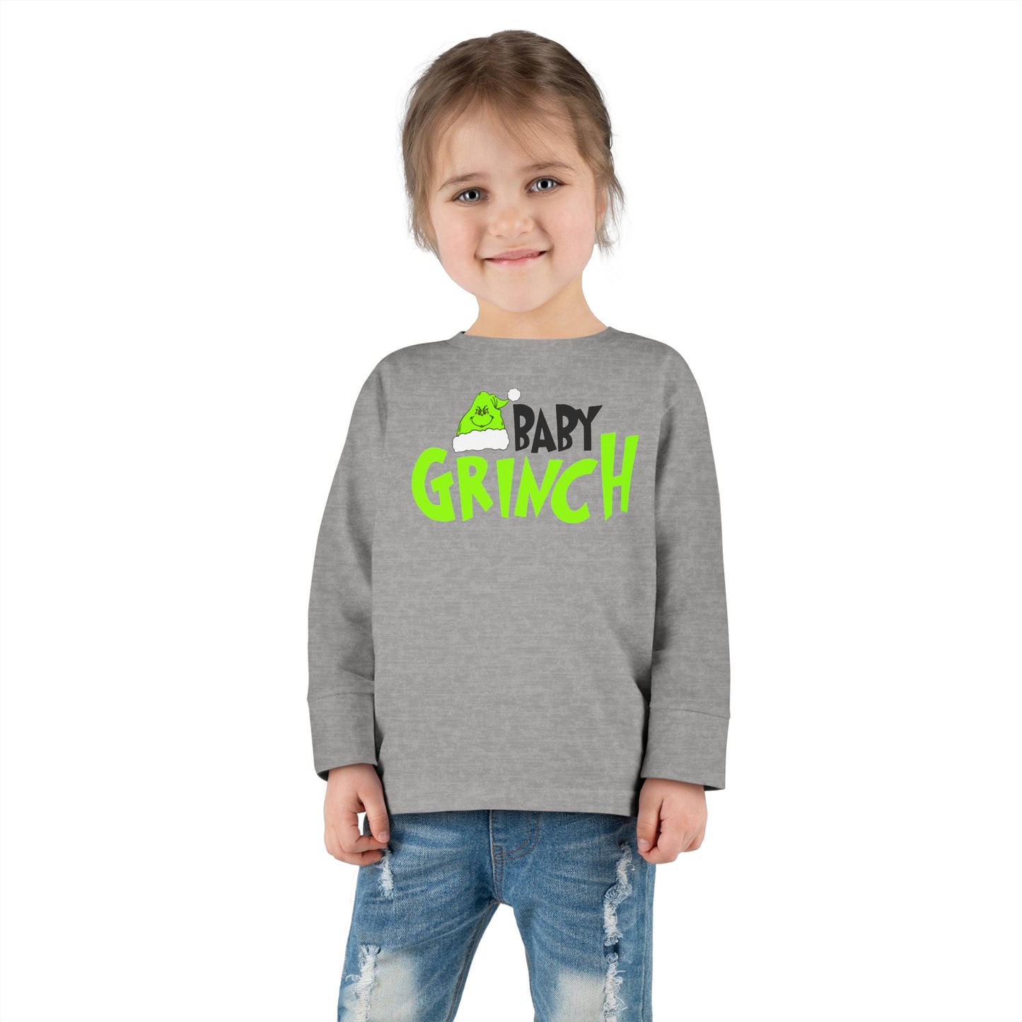 Baby Grinch - Toddler Long Sleeve Tee