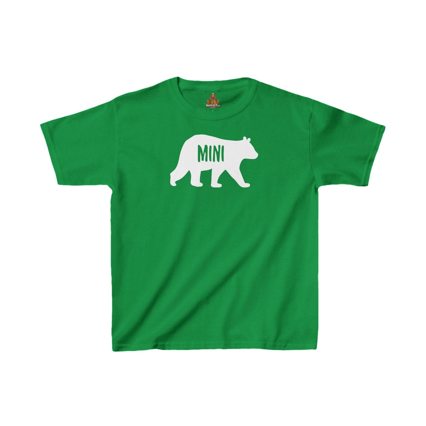 Mini Bear Kids Tshirt, Children's Tee, Cute Animal Shirt, Youth Clothing, Fun Graphic Top for Boys and Girls