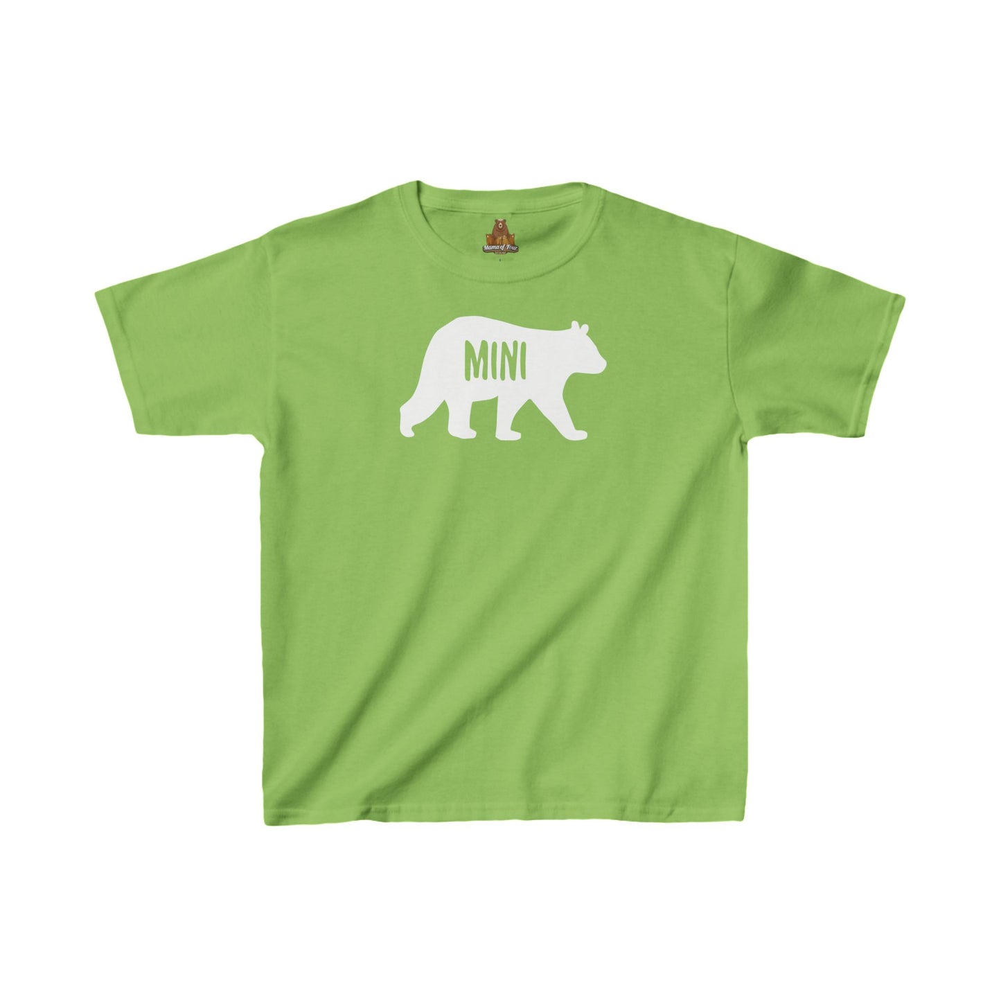 Mini Bear Kids Tshirt, Children's Tee, Cute Animal Shirt, Youth Clothing, Fun Graphic Top for Boys and Girls