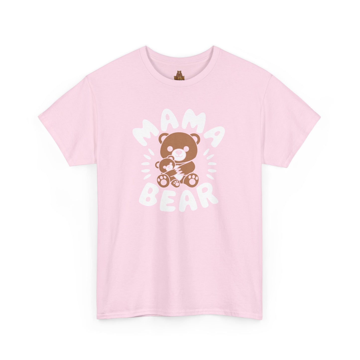 Mama Bear with a Cute Teddy Bear - T-Shirt, Mom Gift, Mother's Day Shirt, Family Apparel, Cute Tee