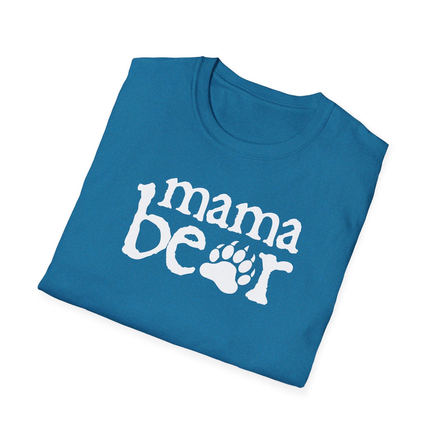 Womens Mama Bear T-Shirt Cute Funny Best Mom of Boys Girls Cool Mother Tee