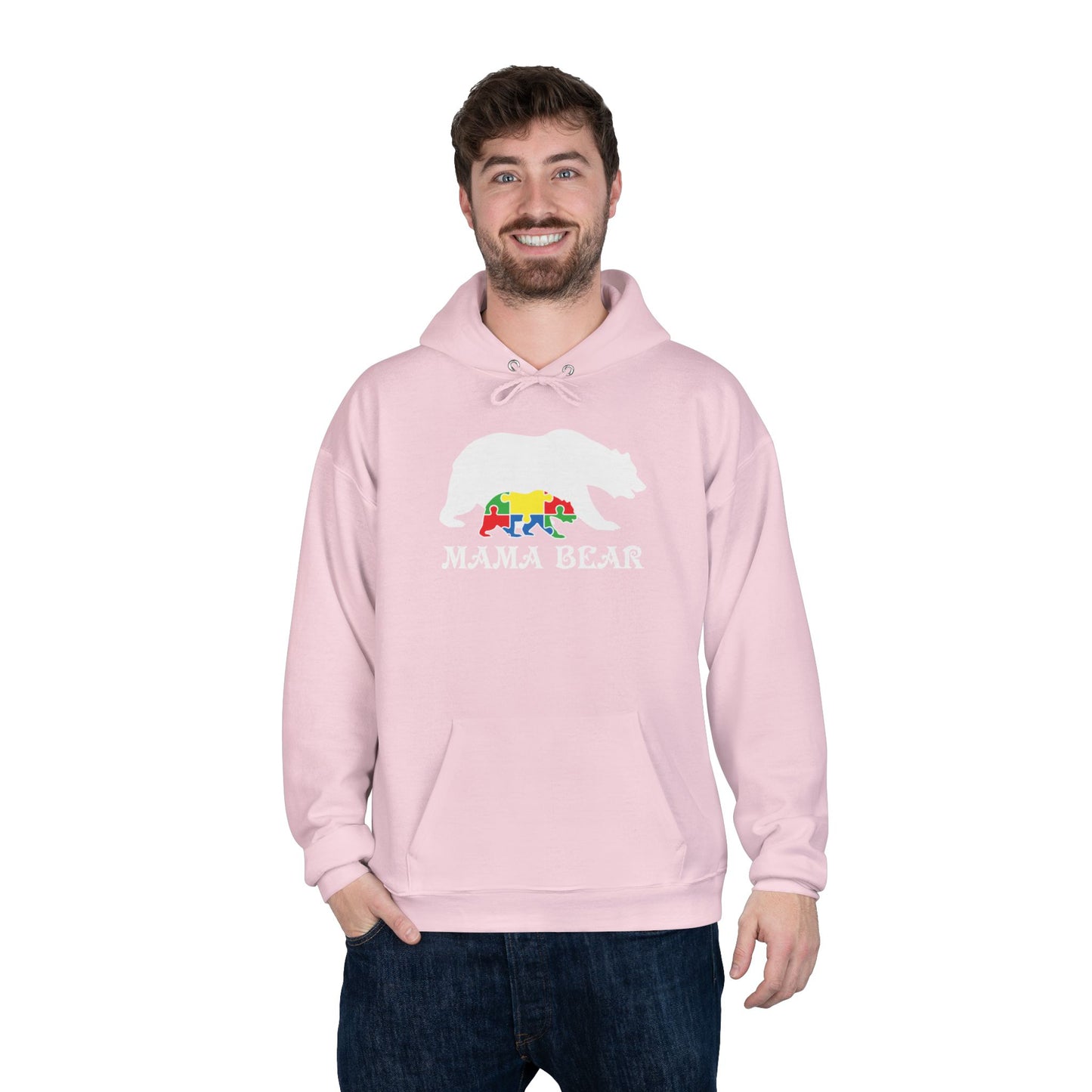 Autism Mama Bear - Pullover Hoodie Sweatshirt