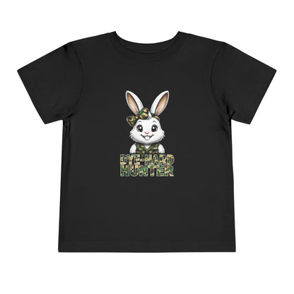 Toddler Camo Bunny Tee - 'Die-Hard Hunter' Short Sleeve Shirt