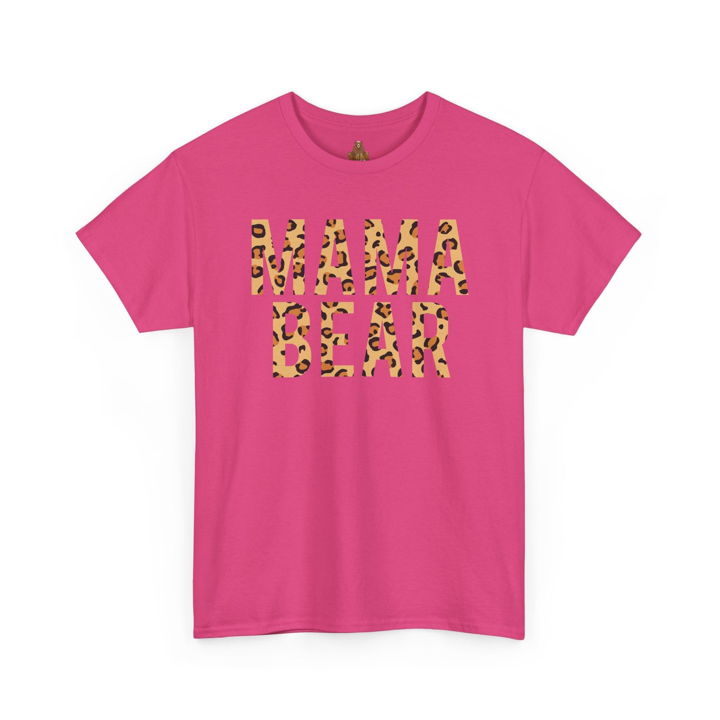 Animal Print Mama Bear T-Shirt, Bear Print Tee, Family Bear Shirt, Cute Animal Graphic Tee, Mother's Day Gift