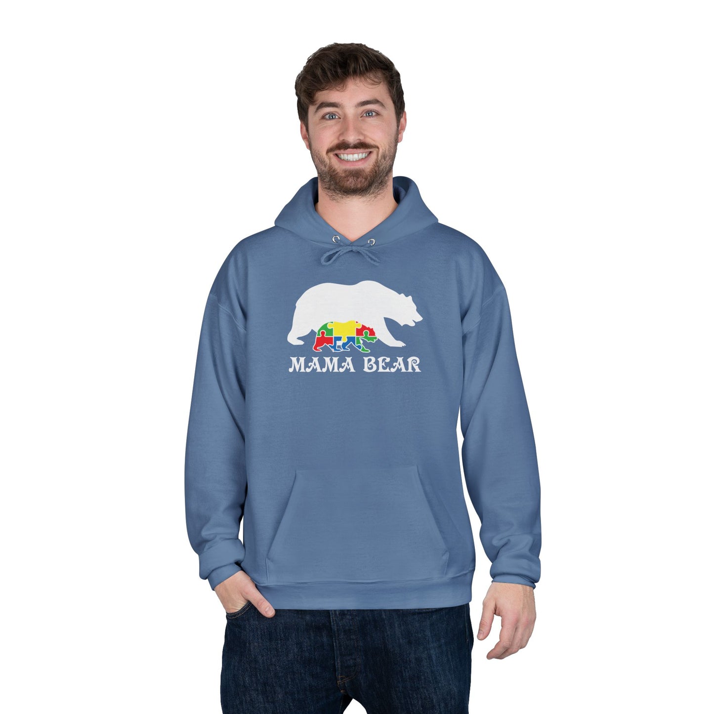 Autism Mama Bear - Pullover Hoodie Sweatshirt