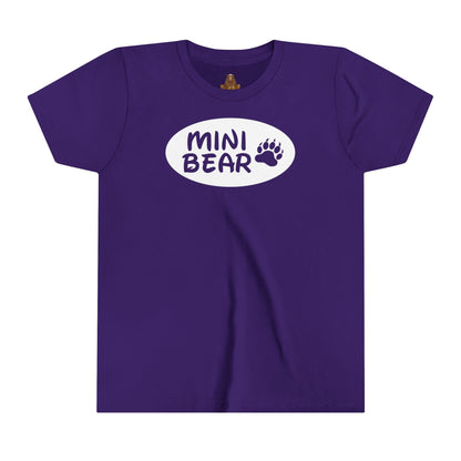 Mini Bear Youth, Matching Family Shirts, Kids T-Shirt, Cute Children's Top, Family Outfit, Bear Lover Gift