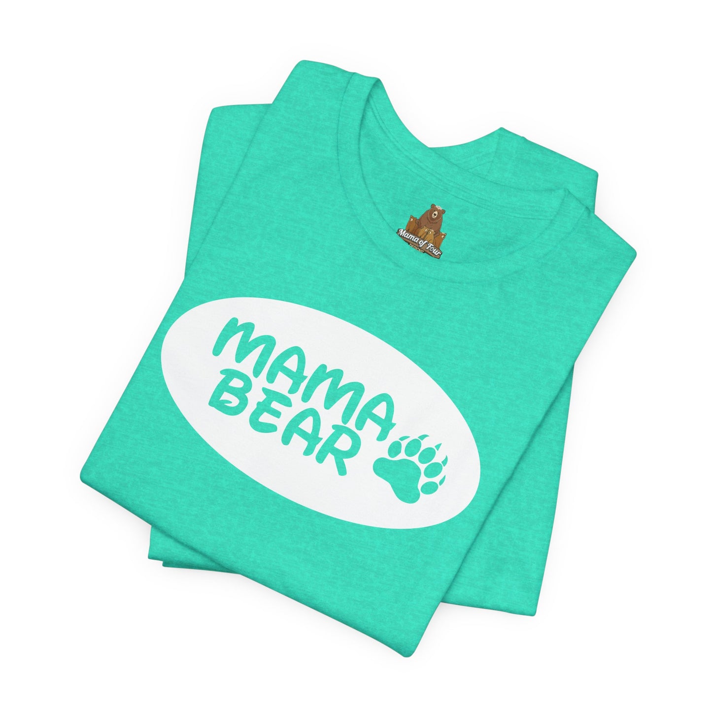 Mama Bear Womens T Shirt - Best Mom of Boys Girls Gift Tee, Cute Funny Graphic Tees