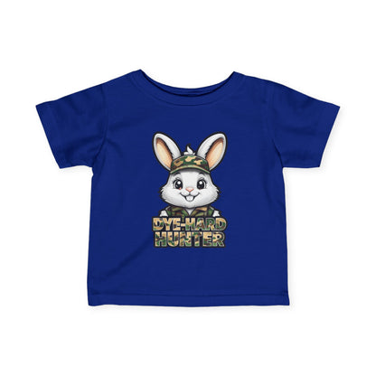Dye-Hard Hunter Infant Tee - Cute Bunny T-Shirt for Little Outdoorsy Kids