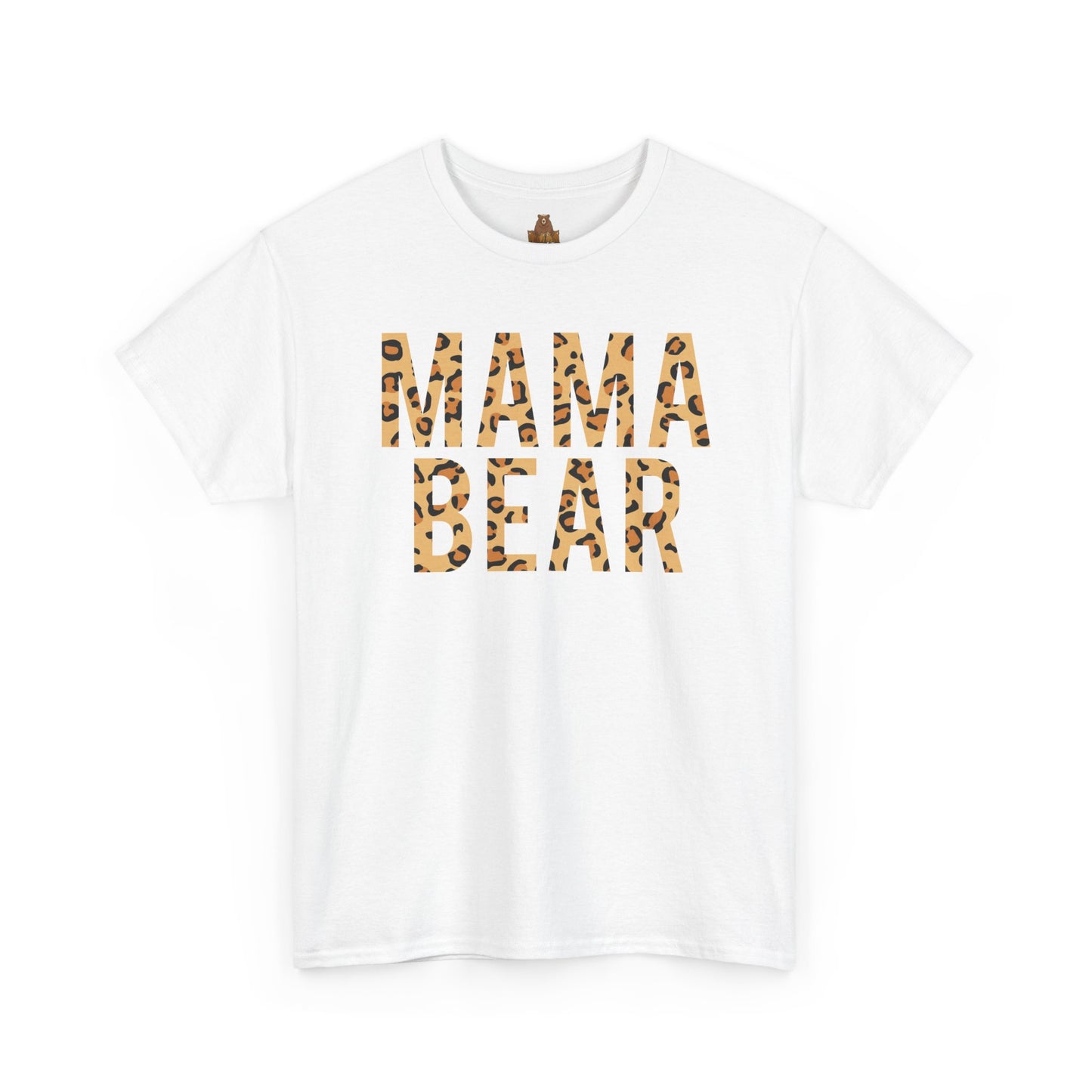 Animal Print Mama Bear T-Shirt, Bear Print Tee, Family Bear Shirt, Cute Animal Graphic Tee, Mother's Day Gift