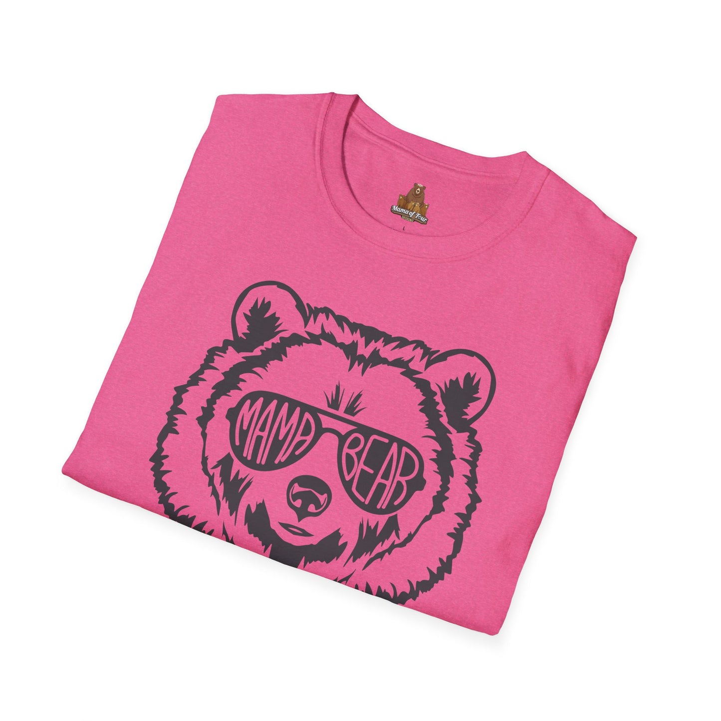 Mama Bear Sunglasses T-Shirt, Mother's Day Gift, Mom Life Tee, Family Matching Shirt, Cute Graphic Tee