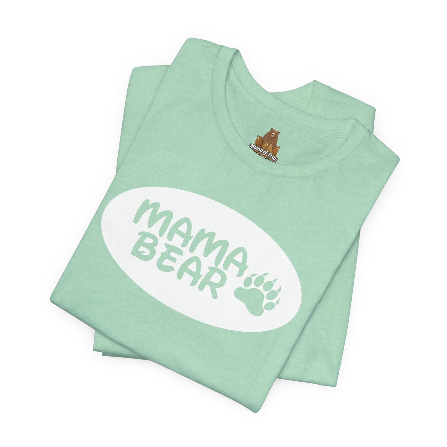 Mama Bear Womens T Shirt - Best Mom of Boys Girls Gift Tee, Cute Funny Graphic Tees