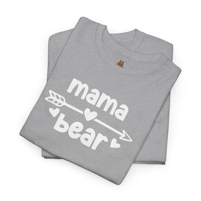 Mama Bear with Sunglasses - Unisex Tee, Family Bear Claw Shirt, Mom Graphic T-shirt, Casual Top for Her, Gift Idea