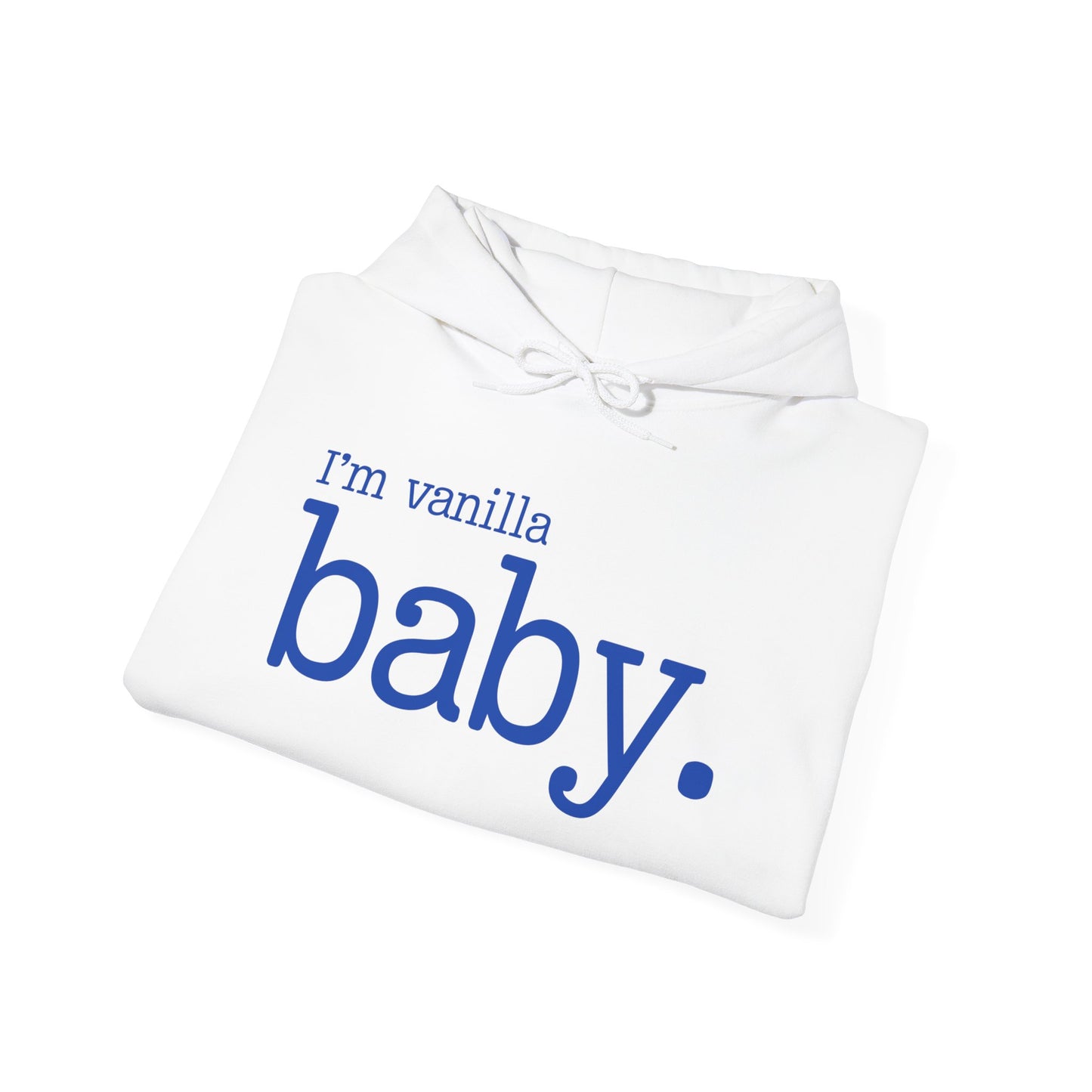 Vanilla Baby Hooded Sweatshirt - Unisex, Cozy Pullover, Warm Jumper, Comfy Top, Gender Neutral, Vanilla Lovers Gift