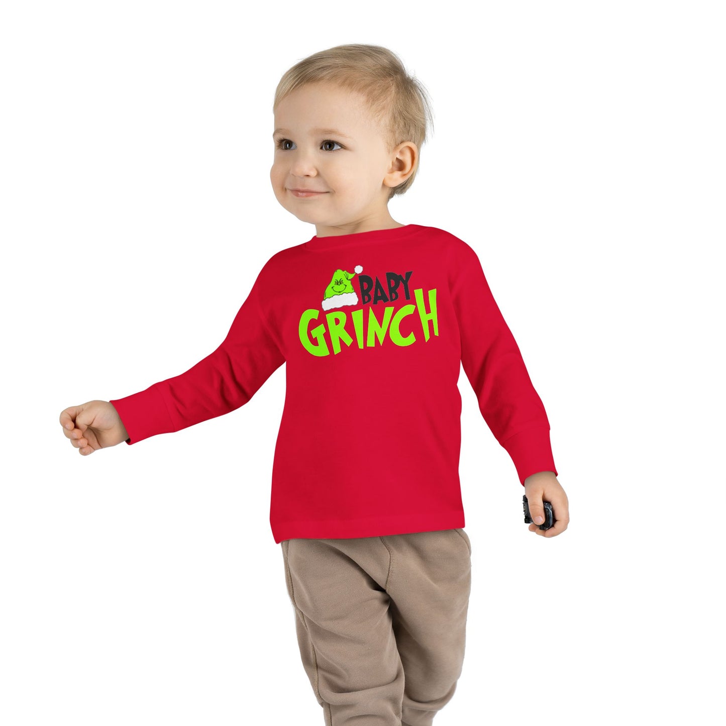 Baby Grinch - Toddler Long Sleeve Tee